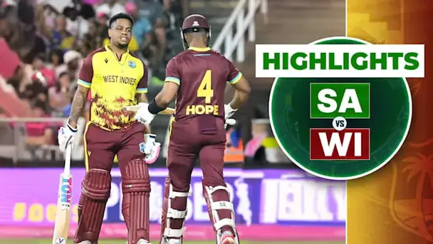 SA vs WI: 3rd T20I, Highlights
