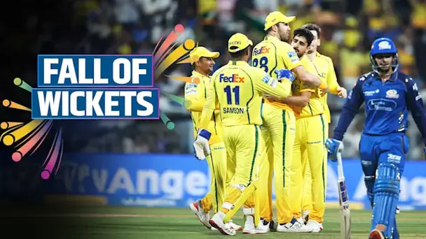 MI Fall of Wickets vs CSK