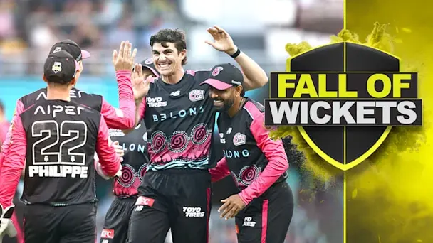 Brisbane Heat Fall of Wickets vs Sydney Sixers