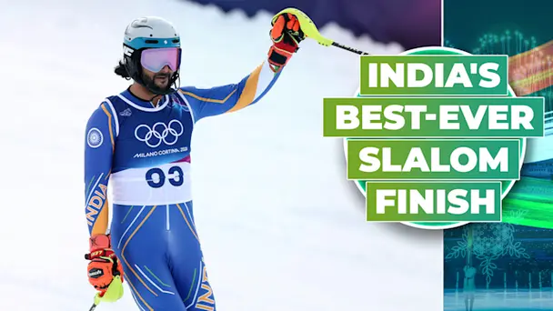 India's Arif Slaloms with Broken Back