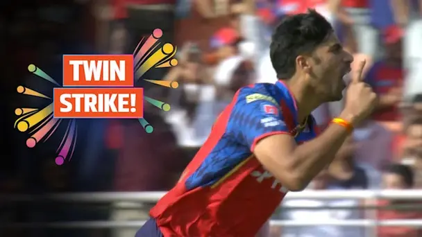 Shashank Removes SRH Openers in One Over