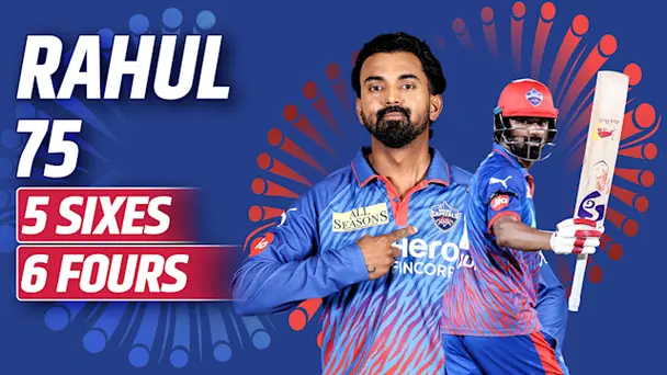 Rahul's 75 vs RR