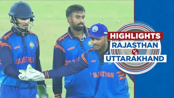 Rajasthan vs Uttarakhand: Highlights