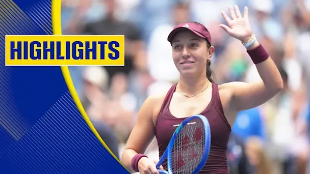 Jessica Pegula vs Leylah Fernandez: Rd 3 Highlights