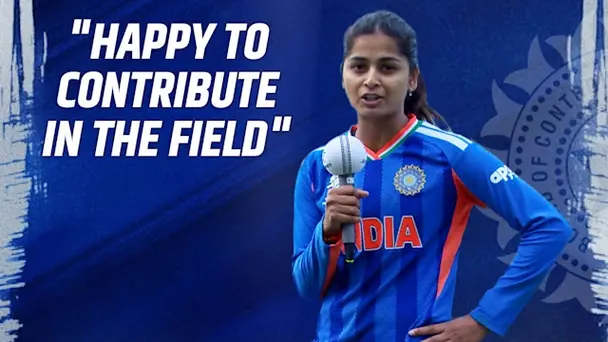 Shreyanka on Her Fielding Brilliance