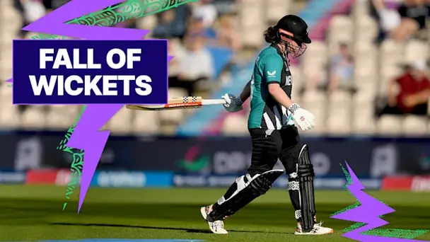 NZ Fall of Wickets vs WI