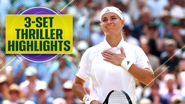 Muchova vs Gauff: SF Highlights