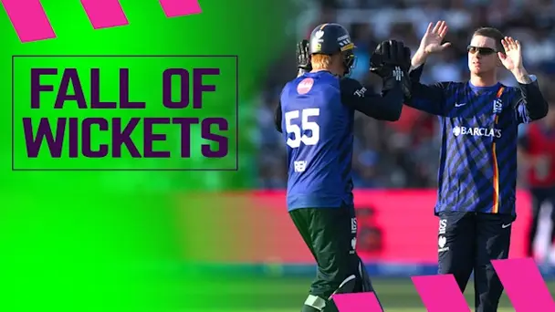 Manchester Super Giants Fall of Wickets vs London Spirit