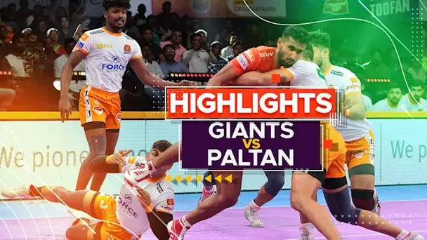 Giants 24-34 Paltan