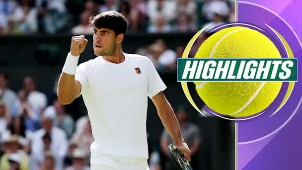 Tarvet vs Alcaraz: Rd 2 Highlights