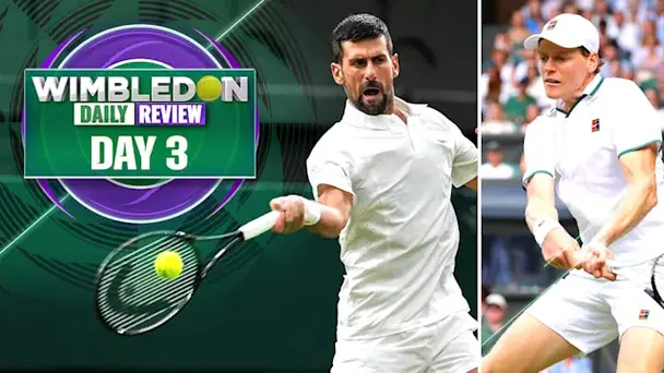 Djokovic, Sinner Through in Straight Sets