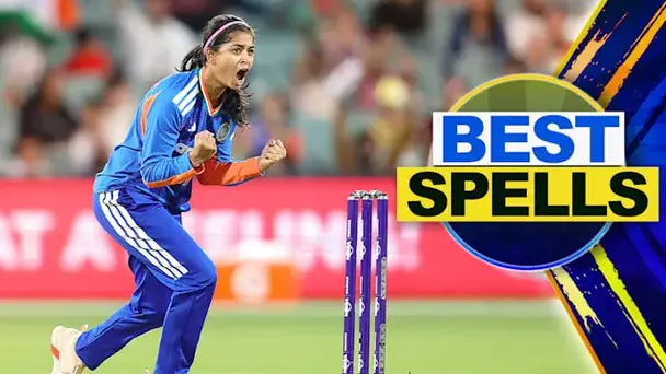 Shreyanka's 3/22 vs AUS in 3rd T20I