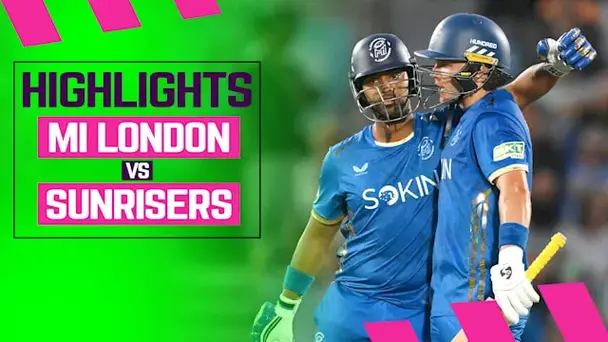 MI London vs SunRisers Leeds: Highlights
