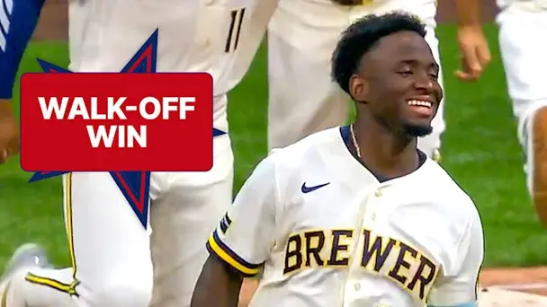 Lara's Hit Seals Brewers Victory