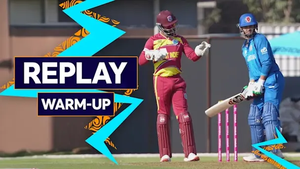 Afghanistan vs West Indies: Warm Up, Replay