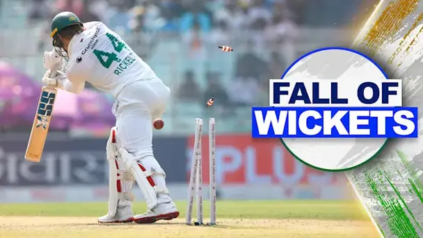 SA Fall of Wickets vs IND: 1st Test, 1st Inns