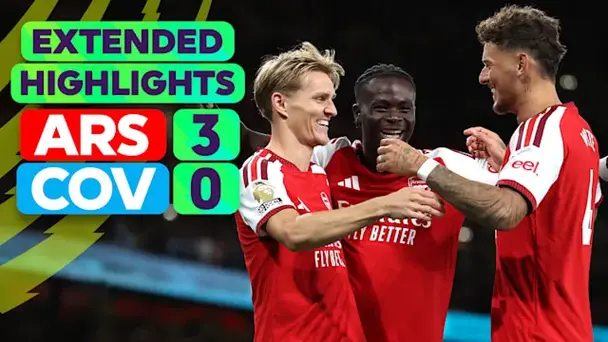 Arsenal vs Coventry City: Extended Highlights
