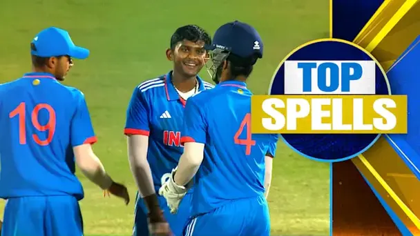 Patel's 4/26 vs AUS U19 in 3rd ODI