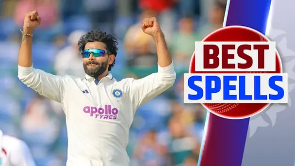 Jadeja's 3/46 vs WI in 2nd Test, 1st Inns