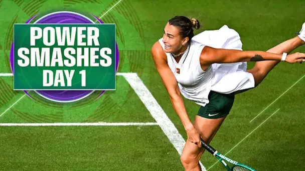 Power Smashes of Day 1 ft. Sabalenka and More