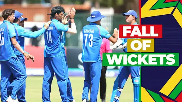 IND Fall of Wickets vs AFG