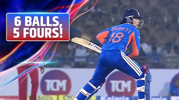 Smriti, Shafali Fire a Flurry of 4s