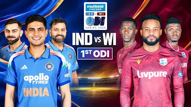 India vs West Indies: 1st ODI