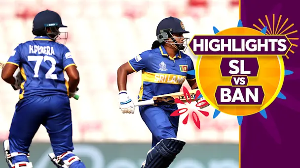 SL W vs BAN W: Highlights