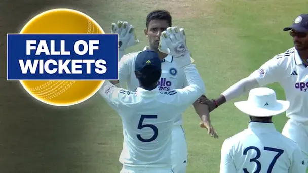 AUS A Fall of Wickets vs IND A: 1st Multi-day Match, 2nd Inns