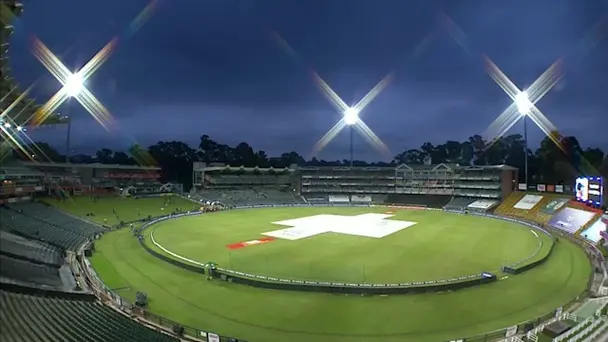 Toss Delayed Due to Bad Weather