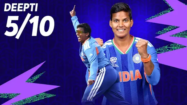 Deepti's 5/10 vs PAK