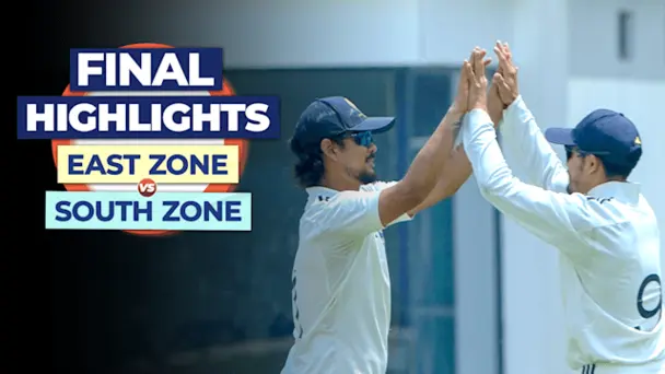 Final: East Zone vs South Zone - Day 3, Highlights