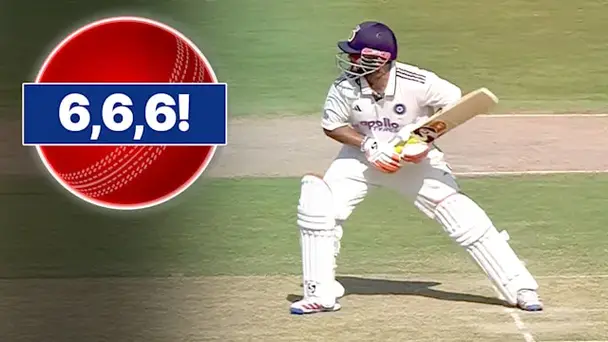6,6,6! Pant Propels India Beyond 300