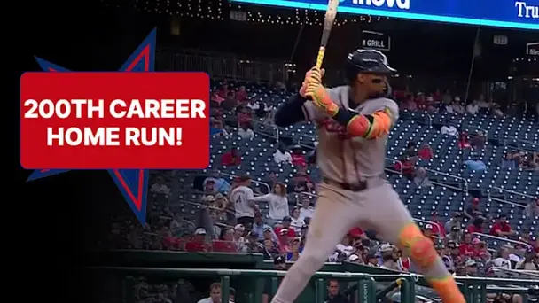 Acuna Jr. Reaches 200 Home Runs Milestone