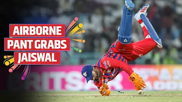 Taken! Pant's Magic Behind Stumps