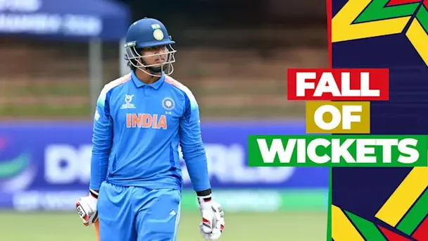 IND Fall of Wickets vs USA