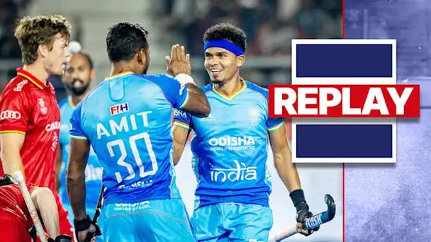 India vs Belgium: Replay