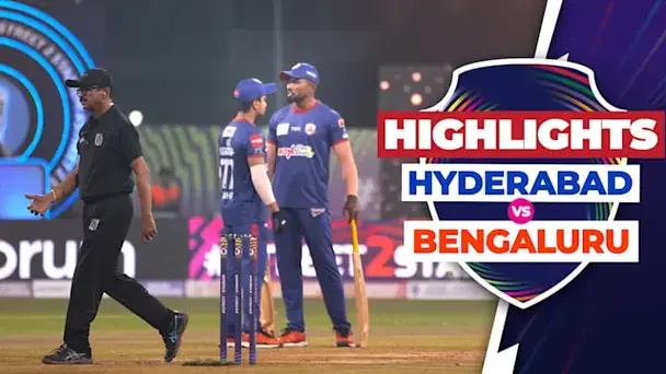 Falcon Risers Hyderabad vs Bengaluru Strikers: Highlights