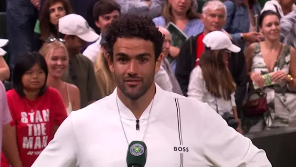 Honored Sharing the Court With Stan: Berrettini