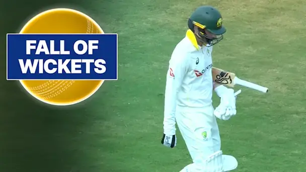 AUS A Fall of Wickets vs IND A: 2nd Multi-day Match, 2nd Inns