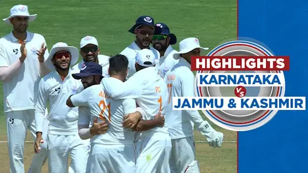 Final: Karnataka vs Jammu and Kashmir - Day 3, Highlights