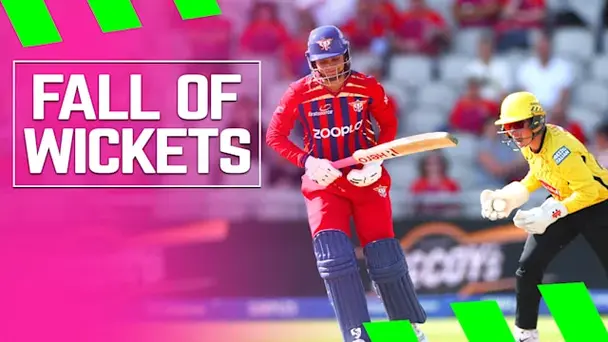 Manchester Super Giants Fall Of Wickets vs Trent Rockets