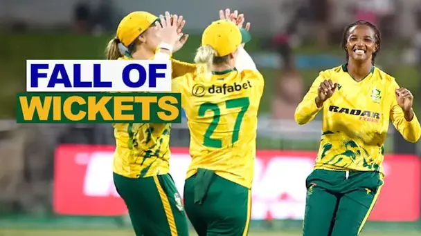 IND W Fall of Wickets vs SA W