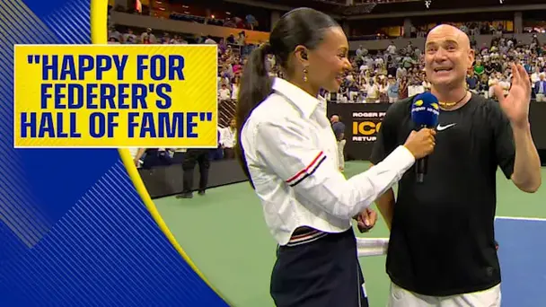Thrilled to See Federer Make Hall of Fame: Agassi