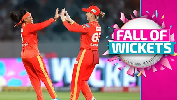 DC Fall of Wickets vs GG