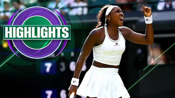 Sierra vs Gauff: Rd 2 Highlights