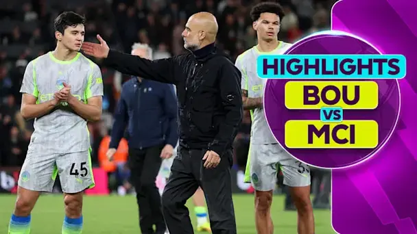 MW 37: Bournemouth 1-1 Manchester City