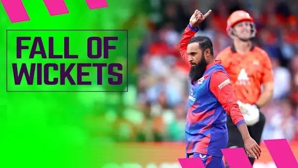 SunRisers Leeds Fall of Wickets vs Southern Brave