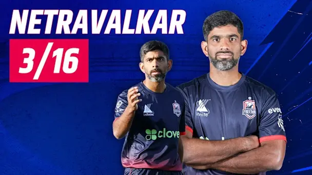 Netravalkar's 3/16 vs Los Angeles Knight Riders
