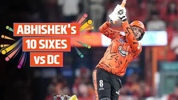 Abhishek's Belts 10 sixes vs DC